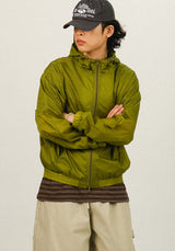 EA Nylon Hood Two-way Windbreaker Jacket