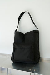 puff pocket padding bag (black)
