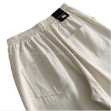 genie 366 straight cotton banding wide pants