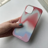 [blue squiggly gradation hard case]