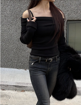 Low slim boots cut pants