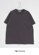 [unisex] シオニ ベーシック レイヤード 半袖Tシャツ