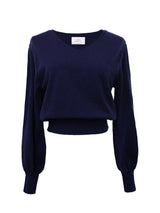 Emma Puff Knit (Navy)