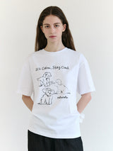 クールフレンズパピーTシャツ ホワイト