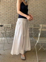 pure frill ribbon pants