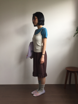 Otti frill button sleeveless top (3color)