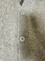 (UNISEX) ウール オーバーサイズ ハンドウォーマーディテール Vネック カーディガン - 2 COLOR