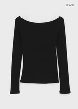 [MADE] ルリンドボートネック長袖Tシャツ (F/W ver.)