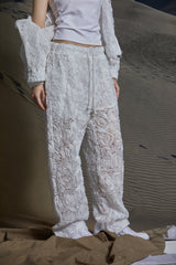 FLOWER JOGGER PANTS