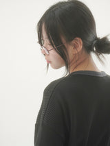 Daying waffle short sleeve T-shirt -5C