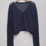 Miel Summer Cropped Cardigan