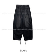 Rocky big wide strap balloon denim
