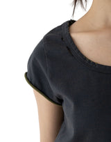 Washed Vintage Damage Short Sleeve T-Shirt
