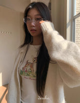 バンビスリムロングスリーブTシャツ
