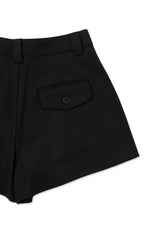 Herringbone shorts_black