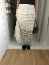 Rosalind Frill Tiered Skirt (1color)