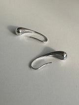 [92.5 silver] Tear drop earring