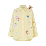 13DE MARZO Bear Stickers Shirt