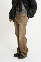 Bailey rib cotton wide pants