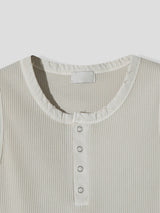 Mile Pigment Henley Sleeveless (4color)