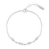 シルバー マルチスパークル 925 シルバーブレスレット B061-04H