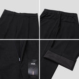 ASCLO ウールヘリンボーンレトロジャケット & パンツ (チャコール)