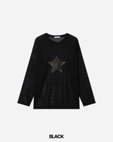KAIN Patch Punched Long Sleeve Tee