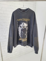 VENTIQUE ピグメントナイトメアスウェットシャツ 1colors