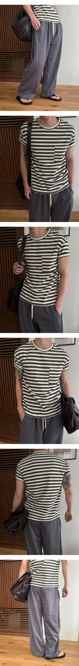 [Unisex] サイドタックワイドスウェットパンツ(5color)