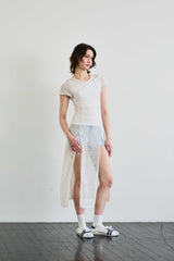 WITTY KNIT ONE-PIECE / IVORY