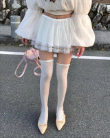 chewing ribbon flat shoes