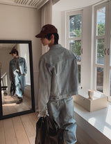 Royce Studded Wide Denim Pants