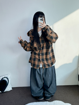 4000SOLD DENIM PINTUCK PANTS
