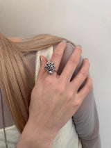 [Influencer] Silver grapes ring