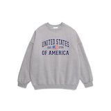 ASCLOアメリカ合衆国スウェットシャツ (4color)