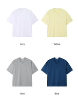 LT V-neck Regular Short Sleeve T-shirt