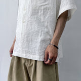 Pointed Flap Wide Short Sleeve