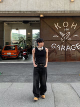 Madrid Cut Ribbed Sleeveless