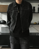 MR Squad Collar Denim Jacket (2C)
