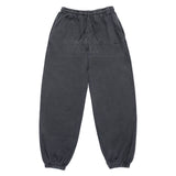 [24SS] ベーシックロゴピグメントウォッシングパンツ　チャコール