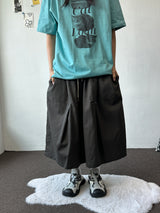 ノア キャット タトゥープリント オーバーサイズ ブラックTシャツ - 4カラー
