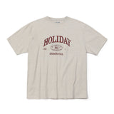 ホリデーエッセンシャルハーフTシャツ_Oatmeal