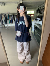 ローキーピンタックチェックパンツ (2color)