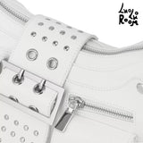 LuoLuoRoom "Rebellious Love Concubine" White Women's Handheld Shoulder Bag
