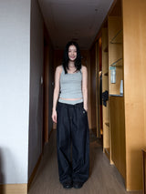  LAYERED DENIM PANTS