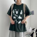 チーチ キャット ショートスリーブ Tシャツ(3 colors) H&L