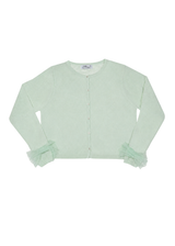 ribbon sleeve cardigan(mint)