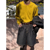 [S/S] Soft round neck knit sleeves(4color)
