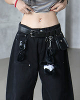 pocket key ring belt