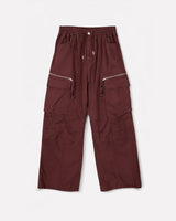 Zeka Zip Cargo Wide Pants
